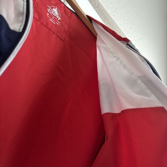 Disney Mickey Mouse Windbreaker Jacket 2020 American Flag Adult Medium M USA - Picture 6 of 8